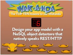 Applications JavaScript et HTML 5 : Wakanda en bêta publique
